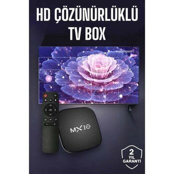 Tv Box Android Uyumlu 4 Çekirdekli Wifi Bağlantılı 4K - 1