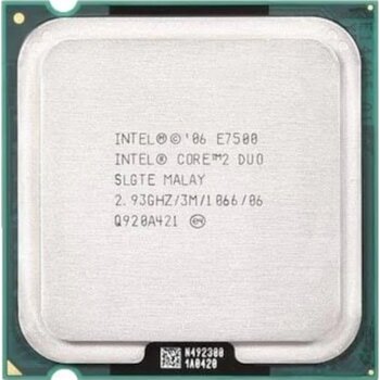 Intel Core 2 Duo E7500 2.93 Ghz Lga775 3 Mb Cache 65 W İşlemci Tray