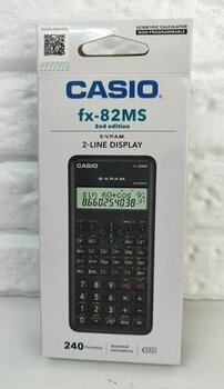 Casio FX-82MS W2- 2. Versiyon Bilimsel Fonksiyonlu Hesap Makinesi 240 Fonksiyonlu - Açık Mavi - 0