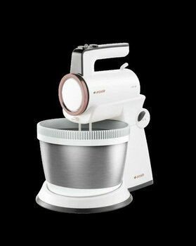 Arçelik Resital Mikser Standlı, Güçlü ve Şık Tasarım, Hız Ayarlı, Kolay Kullanım - Ahşap - Beyaz