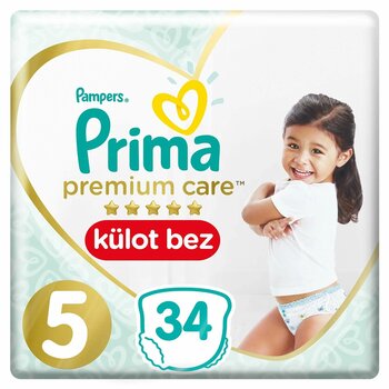 Prima Premium Care Külot Bez Junior 5 Beden 34 Adet