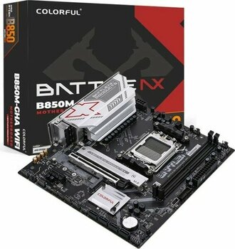 Colorful Battle-Ax B850M-GHA Wıfı V14 Ddr5 7600MHZ Matx Am5 Gaming (Oyuncu) Anakart