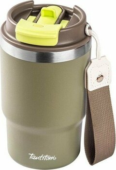Tantitoni Outdoor Yeşil 2si 1 Arada Kapaklı Termos Bardak 480ML - 480 ml