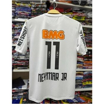 Feel Style Santos 2024/25 Yeni Sezon Neymar Jr Özel Forması - L - Beyaz