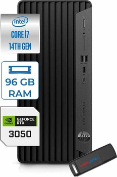 Hp Pro Tower 400 G9 Intel Core I7 14700 96gb Ddr5 512gb Ssd Freedos Nvidia Rtx3050-6gb Masaüstü Bilgisayar 5v5m2esrtx3050f02 + Zetta Usb Bellek