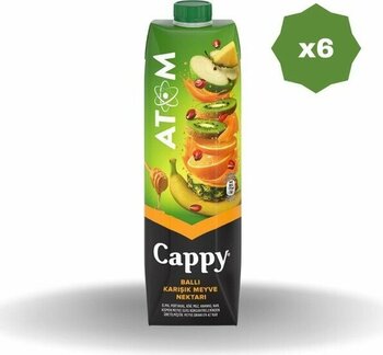 Cappy Ballı Atom Nektarı 1 lt - (6 Adet)
