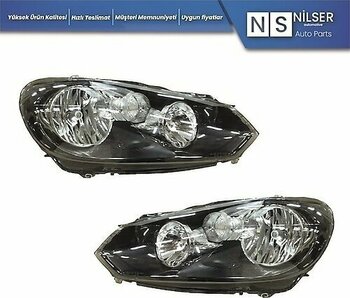 VW Golf 2009-2014 Sağ-Sol Far Lambası 5K1941005L