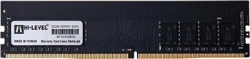 Hi-Level HLV-PC25600D4-32G 32 GB 3200 MHz DDR4 DIMM RAM Bellek