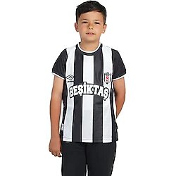 Beşiktaş Umbro Lisanslı Çubuklu Çocuk Forma