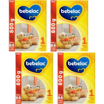Bebelac 1 Bebek Sütü 0 - 6 Ay 800 gr 4 Adet - Hediyesiz