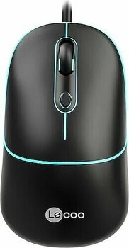 Lecoo MS110 Siyah Optik Kablolu Mouse