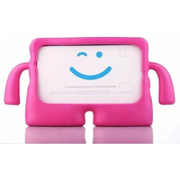Space-M Galaxy Tab A7 10.4 T500 2020 Koyu Pembe Silikon Uyumlu Samsung Galaxy Tab A7 SM-T500/505 Tablet Kılıfı
