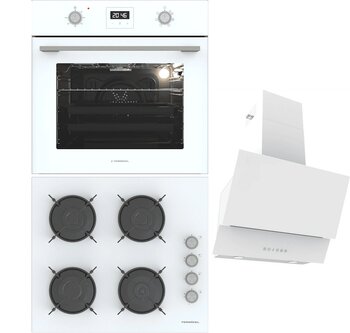 Termikel Ankastre Set (Bo O64d5c W + Bh P6144c W + Argemon Ww60)