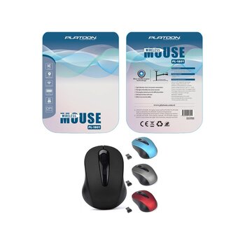 Platoon Pl-1801 2.4 Ghz 1600 Dpı Kablosuz Mouse Gri
