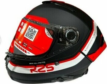 mt Thunder 4 Sv R25 B5 Şeffaf Vizör Kask Kırmızı Mat Siyah - 2XL