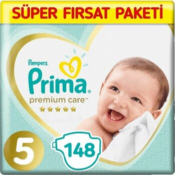 Prima Premium Care 5 Beden Bebek Bezi 74 X 2 148 Adet