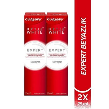 Optic White Expert White Beyazlatıcı Diş Macunu 75 ml x 2 Adet