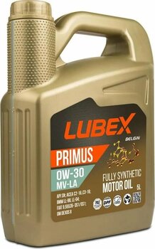 Lubex Primus Mv-La 0w-30 5 Lt Tam Sentetik Motor Yağı