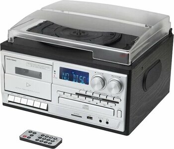 Knstar Kn-110 Bluetooth Cd Kaset Usb Radyo Özellikli Pikap Siyah