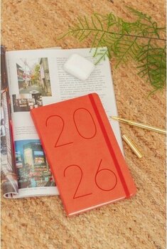 Matt Notebook 2026 Yılı 13X21 cm Günlük Ajanda Turuncu