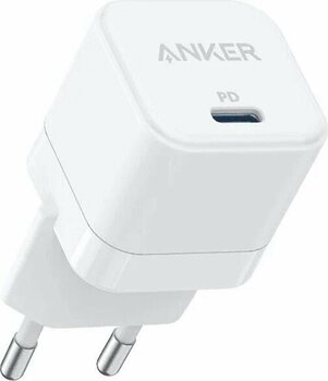 Anker PowerPort III Cube Beyaz Type-C Hızlı Şarj Var 20 W Şarj Cihazı