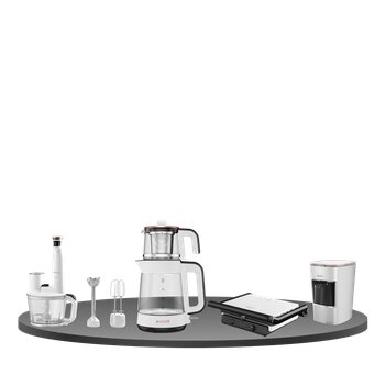 ARÇELİK RESİTAL® DERİN BEYAZ MUTFAK SERİSİ 4'LÜ SET