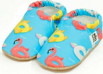 Ella Bonna Desenli Bebek Patiği Kaydırmaz Tabanlı Organik Pamuk 2021 İlkbahar Yaz Modelleri - 25 - 26 - Renkli