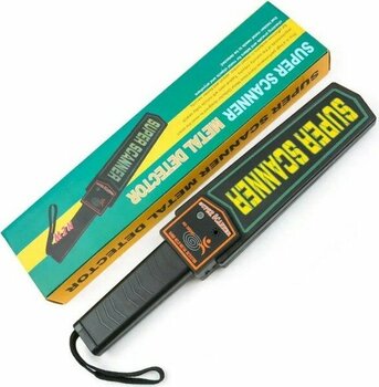 S Line Metal Dedektörü Super Scanner Taşınabilir El Tipi - Siyah