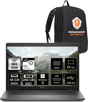 Dell Latitude 3440 İ5-1335U 36Gb Ram 256Gb Ssd 14'' Fhd W11Home Dizüstü Bilgisayar & Per4 Çanta