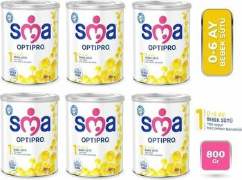 Sma Optipro 1 Bebek Maması 800 gr x 6 Ad - mama