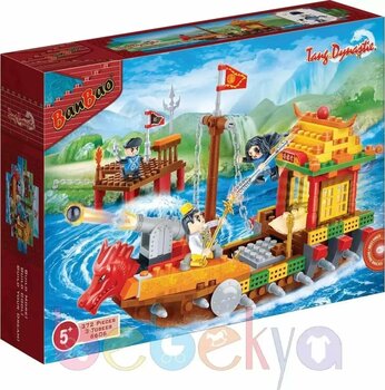 Lego ile Uyumlu 372 Parçalı Ninja Korsan Gemisi Lego Seti