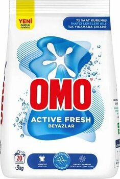 Omo Active Fresh Beyazlar Toz Çamaşır Deterjanı 3 Kg 20 Yıkama