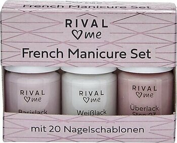 Rival Loves Me French Oje Manikür Seti 20 Şablon 12 ml