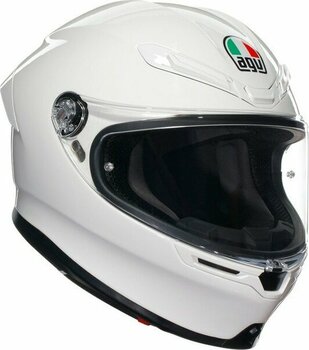Agv K6 S Mono White Kapalı Kask - Renkli