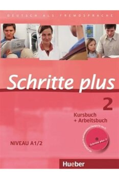 Hueber Yayınları Schrıtte Plus Kursbuch Arbeıtsbuch A1.2