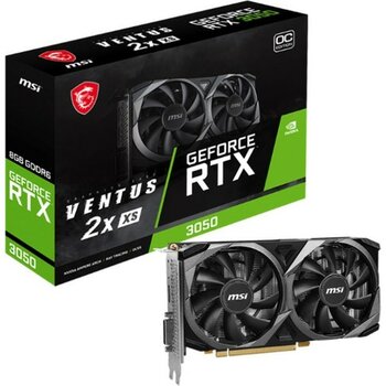 TeknoKapsül Msi Geforce RTX3050 Ventus 2x Xs 8g 8gb Gddr6 128BIT 1xhdmi 1xdp 1xdvi Ekran Karti