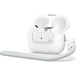 Spigen Apple AirPods Pro / AirPods Pro 2.nesil Uyumlu Koruma Kilidi Lock Fit M White - ASD06090