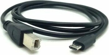 BK Teknoloji Micro USB to USB-B Midi 1.5 metre Siyah Micro USB USB2.0 Erkek — USB Tip B / Yazıcı USB 2.0 Erkek Kablo