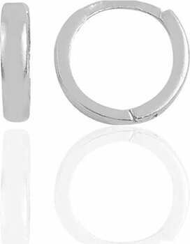 Söğütlü Silver Gümüş Rodyumlu 11 Mm Halka Küpe Tragus Piercing Helix Kıkırdak Küpesi Sgtl11755rodaj