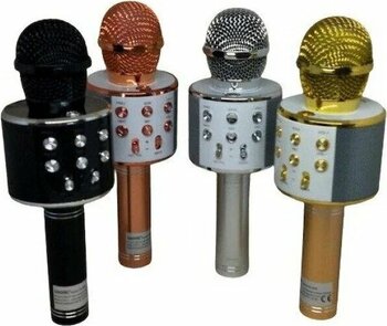 Wster WS-858 Bluetooth Siyah Karaoke Mikrofon Hoparlör