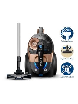 Philips Marathon Daily Xb7151/07 Toz Torbasız Elektrikli Süpürge