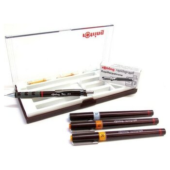 Rotring Rapido Seti Junıor (02-04-06) ve Tikky 699340 0,5 Uç Boyutu ile Uzun Ömürlü Mekanizma