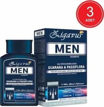 Zigavus Erkekler Için Saç Dökülme Karşıtı Şampuan 3 X 300 Ml