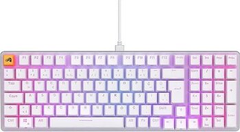 Glorious GMMK 2 Fox Linear Switch %96 RGB Beyaz Kablolu Mekanik Oyuncu Klavyesi