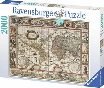 Ravensburger 1650 Yılı Dünya Haritası 2000 Parça 166336 Puzzle