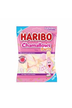 Haribo Chamallows Party Çilek Aromalı Marshmallow 70g * 10 Adet