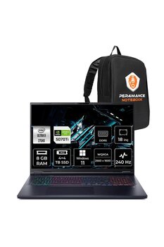 Predator Helios Neo18 Ultra9 275hx 8gb 4tb+4tb Ssd Rtx5070ti/12gb 18" Qhd+ W11h Gaming Laptop