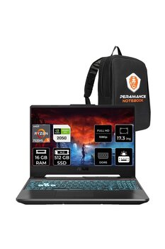 ASUS TUF Gaming A15 R5-7535HS 16GB 512GB SSD RTX2050/4GB 144Hz 15.6\ FHD FDOS FA506NF  PER4 ÇANTA