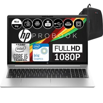 Hp Probook 450 G10 Intel Core I5 1334u 16gb 2tb Ssd Intel® Iris® Xᵉ Windows 11 Home 15.6" Fhd Taşınabilir Bilgisayar 9g7x5esh08 + Weblegelsin Çanta