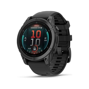 Garmin Fenix E 47 Mm Amoled Silikon Kayışlı Akıllı Saat (distribütör Garantili) Siyah